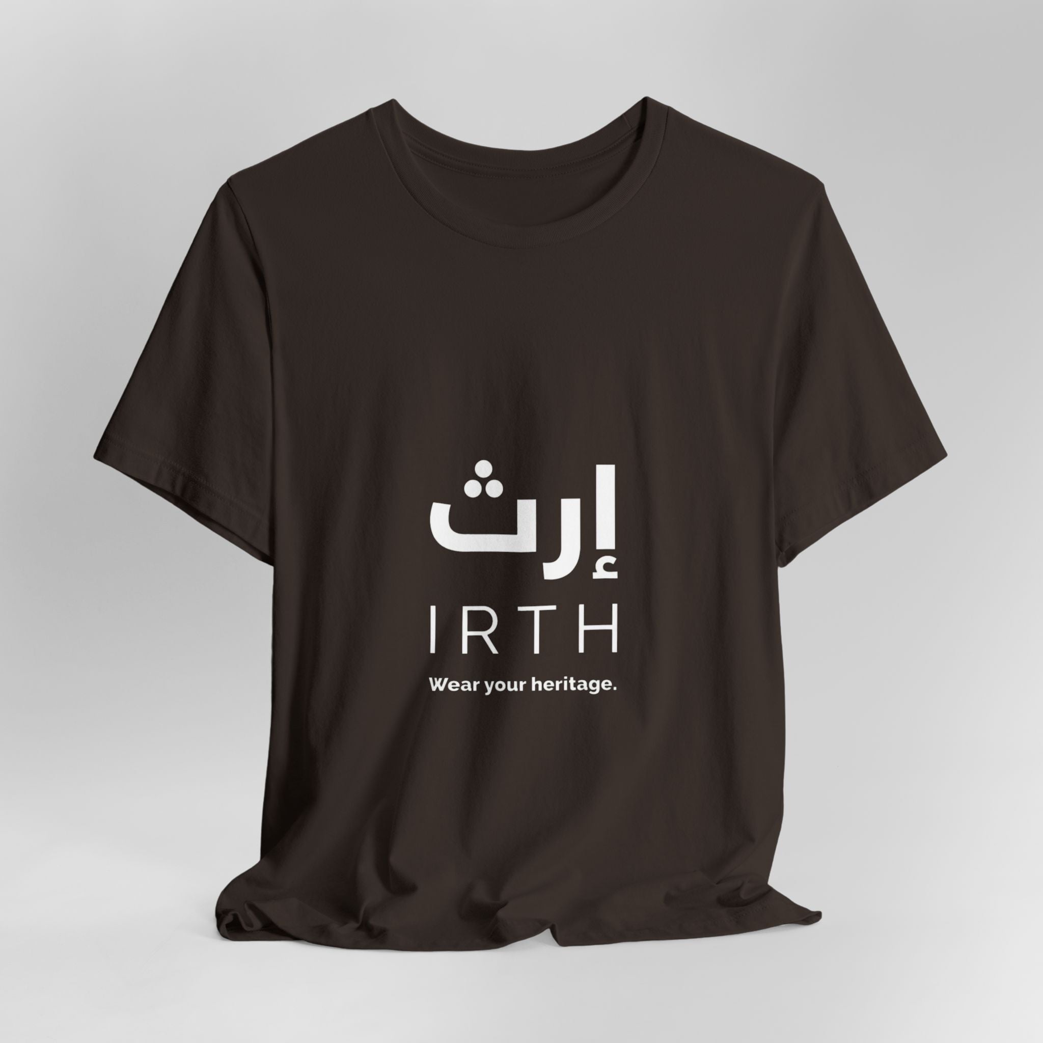 Arabic T‑Shirt — "ليس المهم أن تمر بل أن تترك أثرا" - Circle Design - Legacy Collection