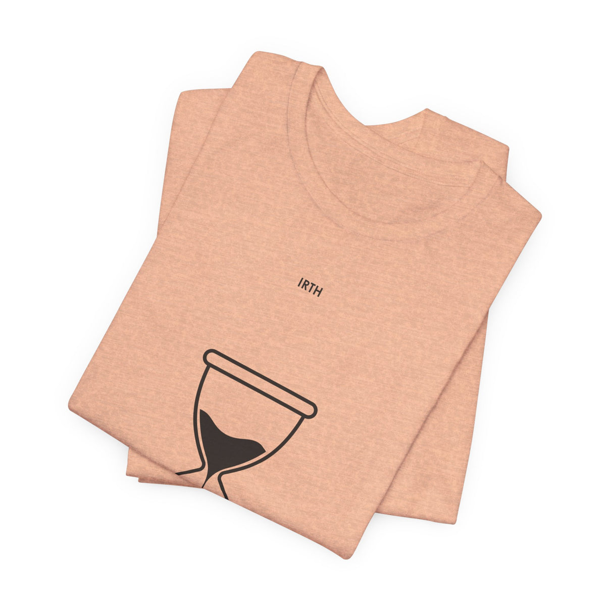Arabic Hourglass T‑Shirt — من زمن إلى زمن Minimalist Tee