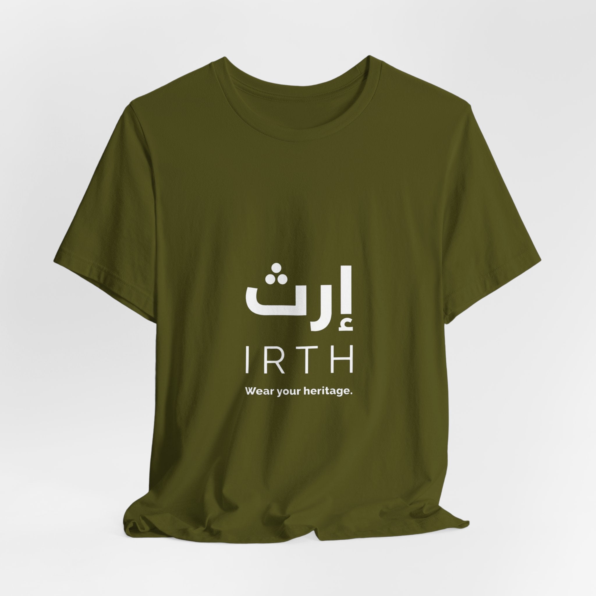Arabic T‑Shirt — "ليس المهم أن تمر بل أن تترك أثرا" - Circle Design - Legacy Collection