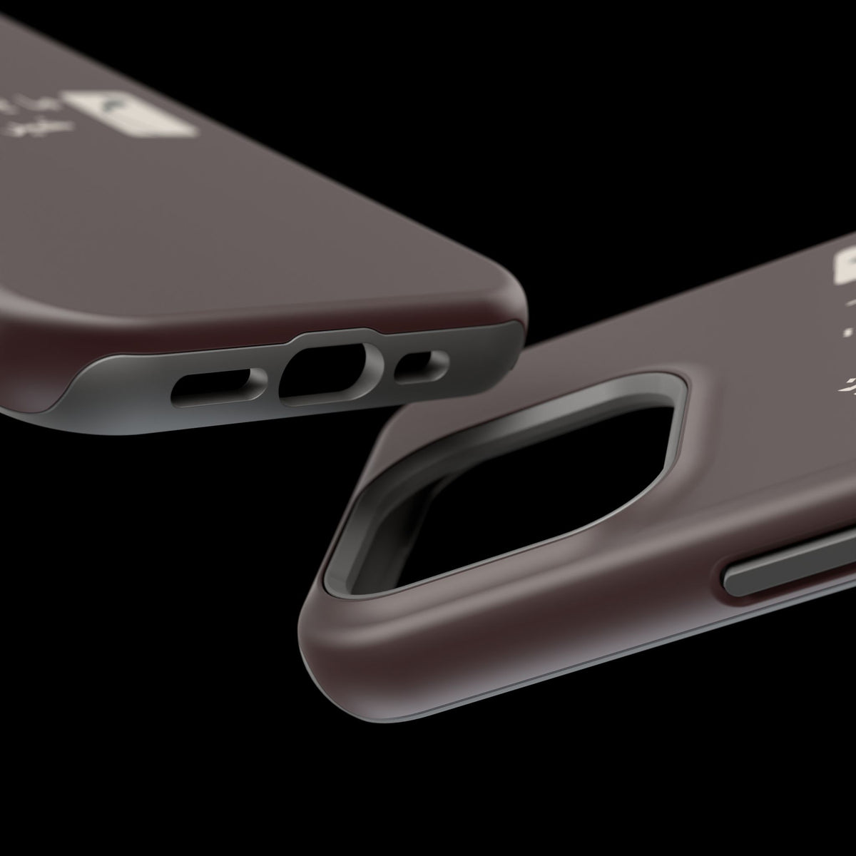 Persian Text Magnetic Impact-Resistant Phone Case — "ما بقی منت... خبر نترک" Minimal Brown