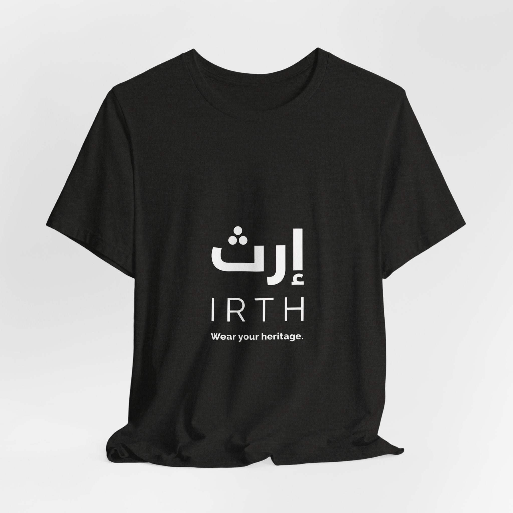 Arabic T‑Shirt — "ليس المهم أن تمر بل أن تترك أثرا" - Circle Design - Legacy Collection
