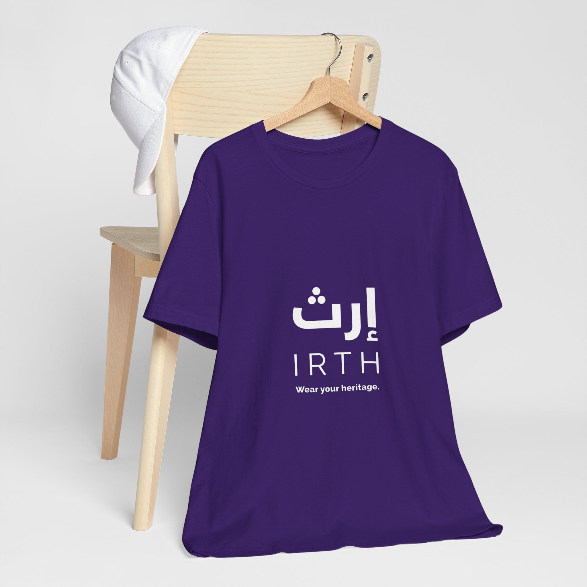 Arabic T‑Shirt — "ليس المهم أن تمر بل أن تترك أثرا" - Circle Design - Legacy Collection