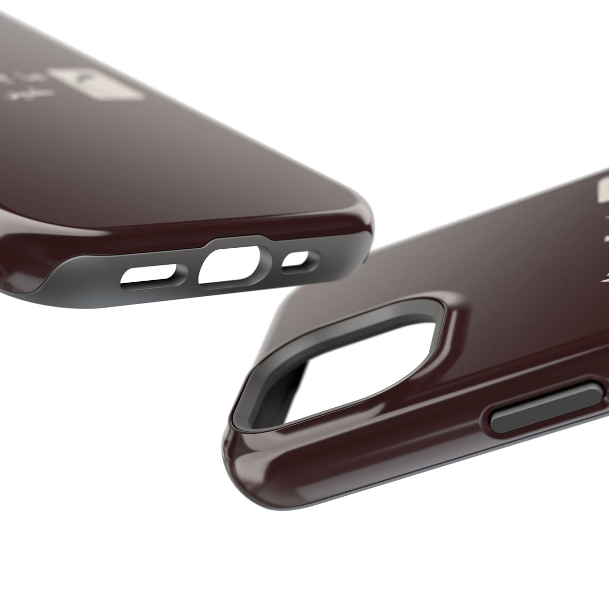 Persian Text Magnetic Impact-Resistant Phone Case — "ما بقی منت... خبر نترک" Minimal Brown