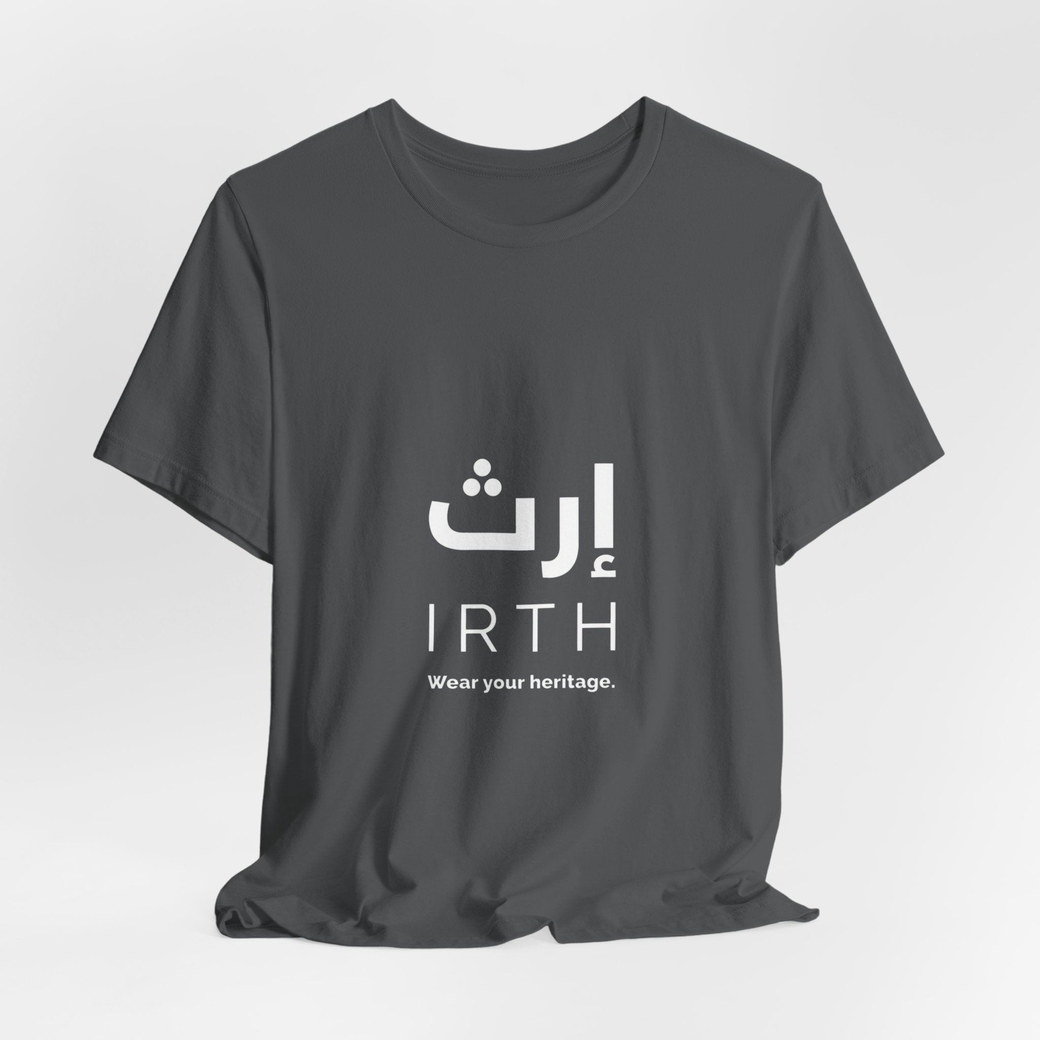 Arabic T‑Shirt — "ليس المهم أن تمر بل أن تترك أثرا" - Circle Design - Legacy Collection
