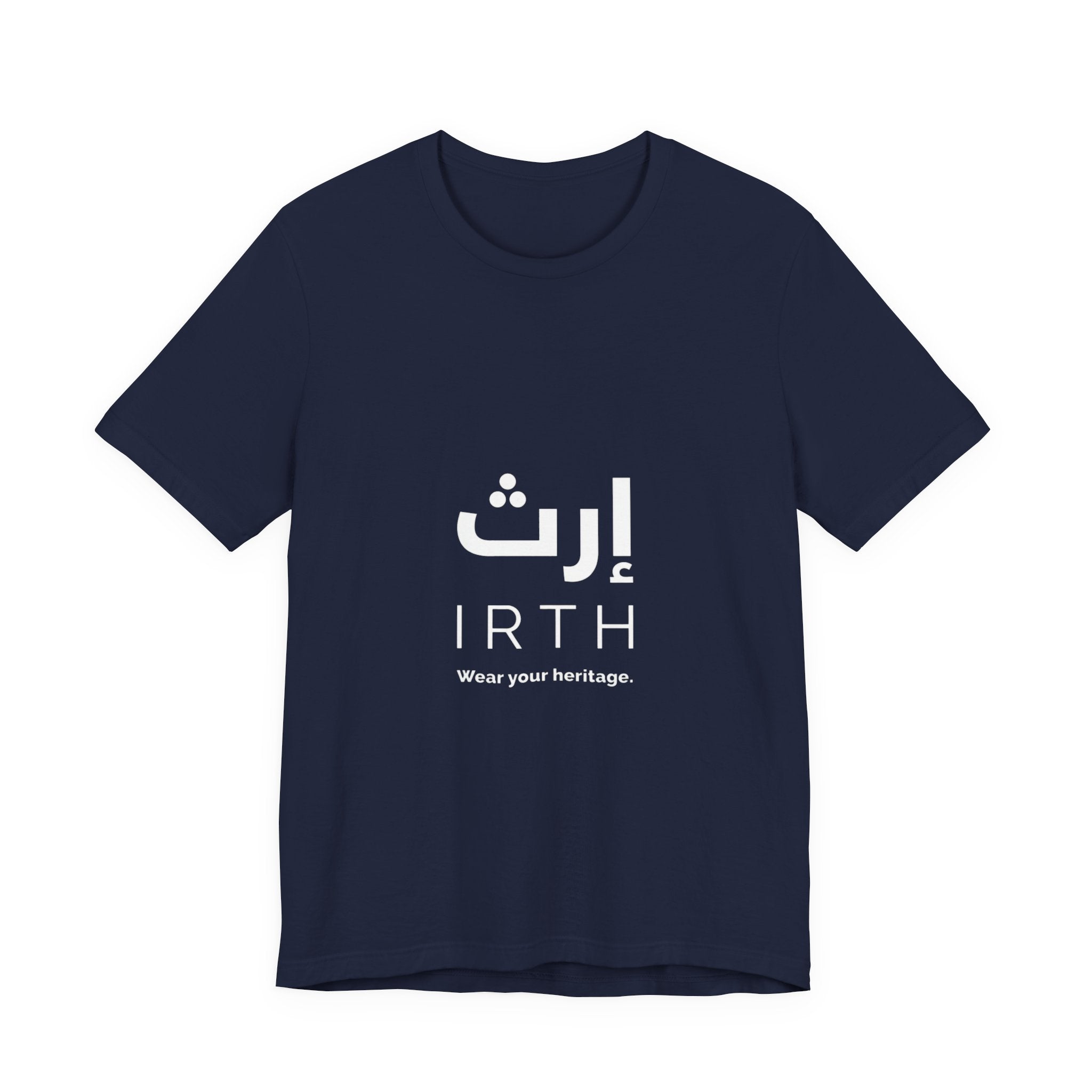 Arabic T‑Shirt — "ليس المهم أن تمر بل أن تترك أثرا" - Circle Design - Legacy Collection