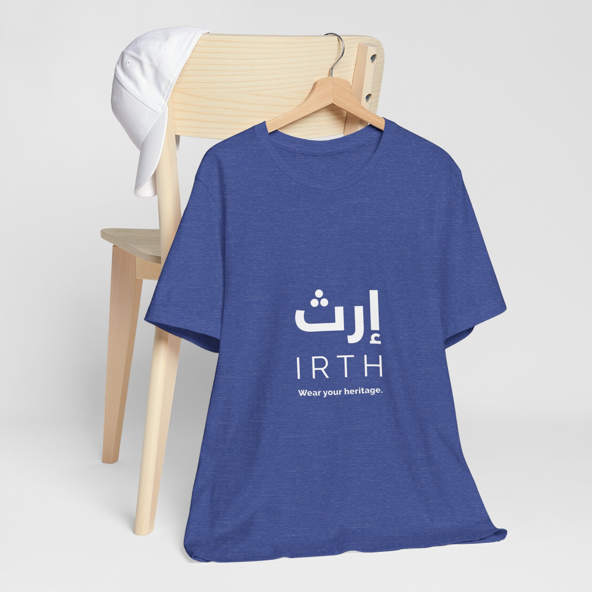 Arabic T‑Shirt — "ليس المهم أن تمر بل أن تترك أثرا" - Circle Design - Legacy Collection