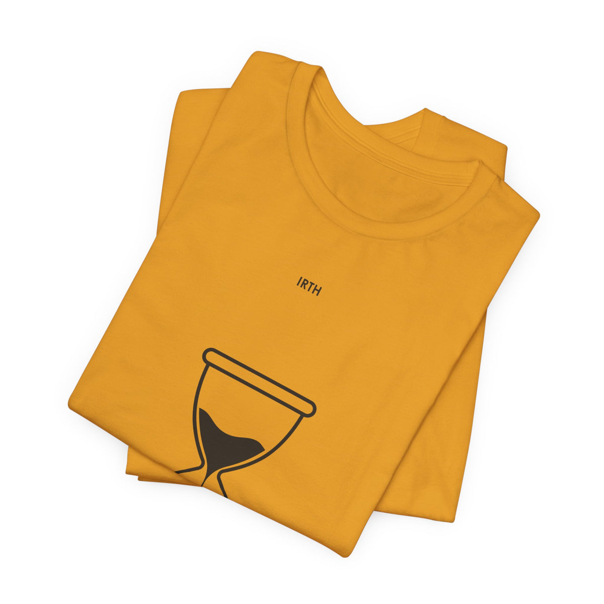 Arabic Hourglass T‑Shirt — من زمن إلى زمن Minimalist Tee