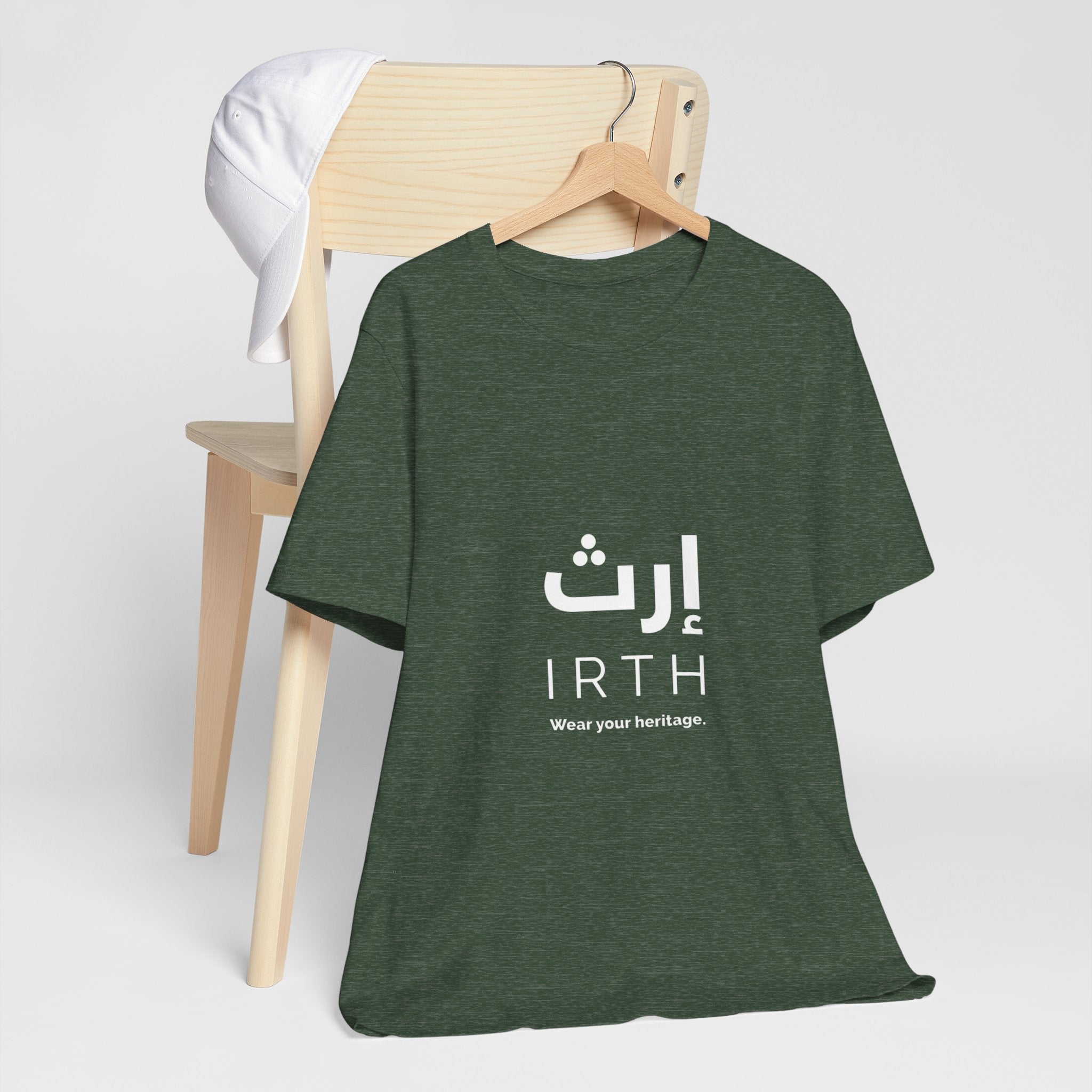 Arabic T‑Shirt — "ليس المهم أن تمر بل أن تترك أثرا" - Circle Design - Legacy Collection