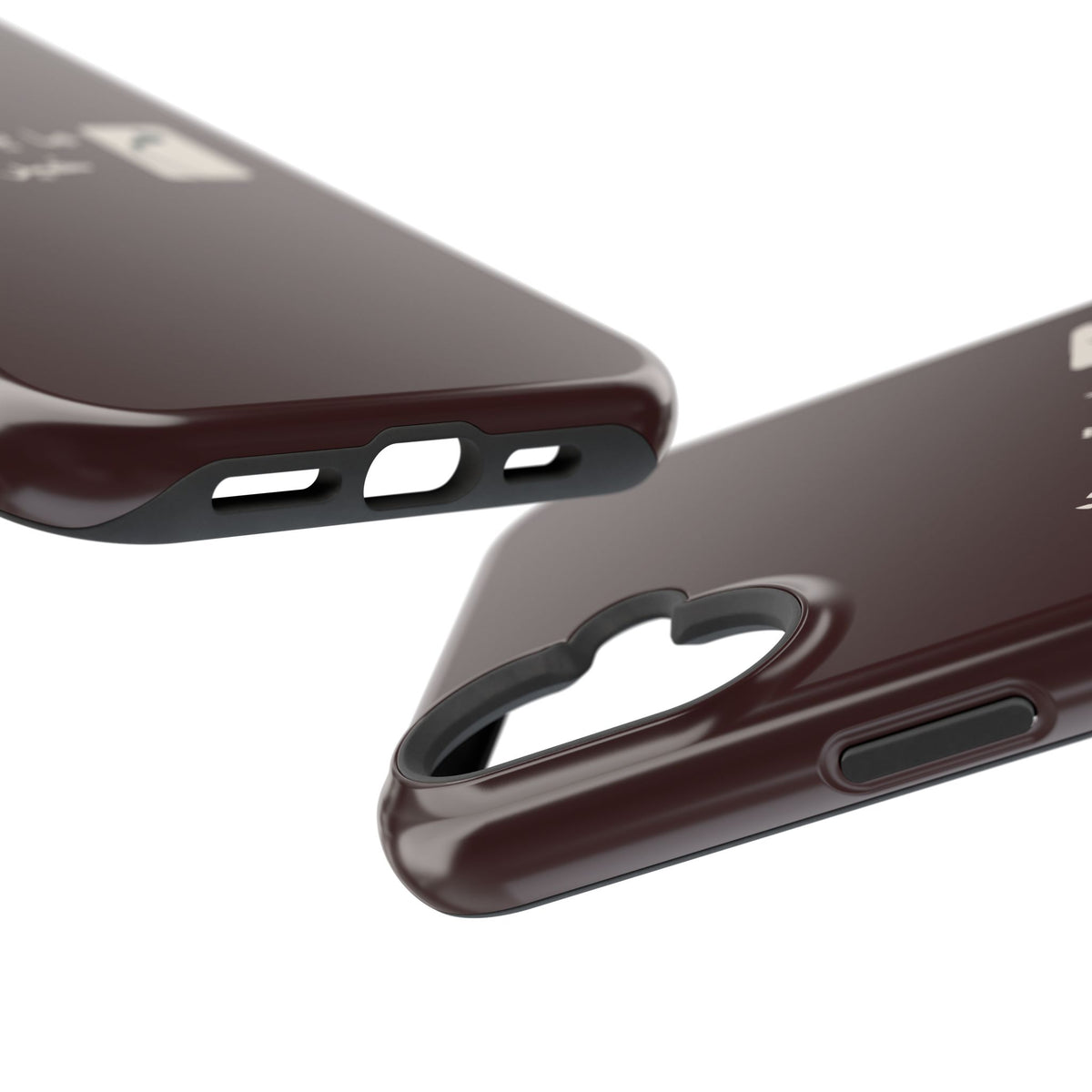 Persian Text Magnetic Impact-Resistant Phone Case — "ما بقی منت... خبر نترک" Minimal Brown