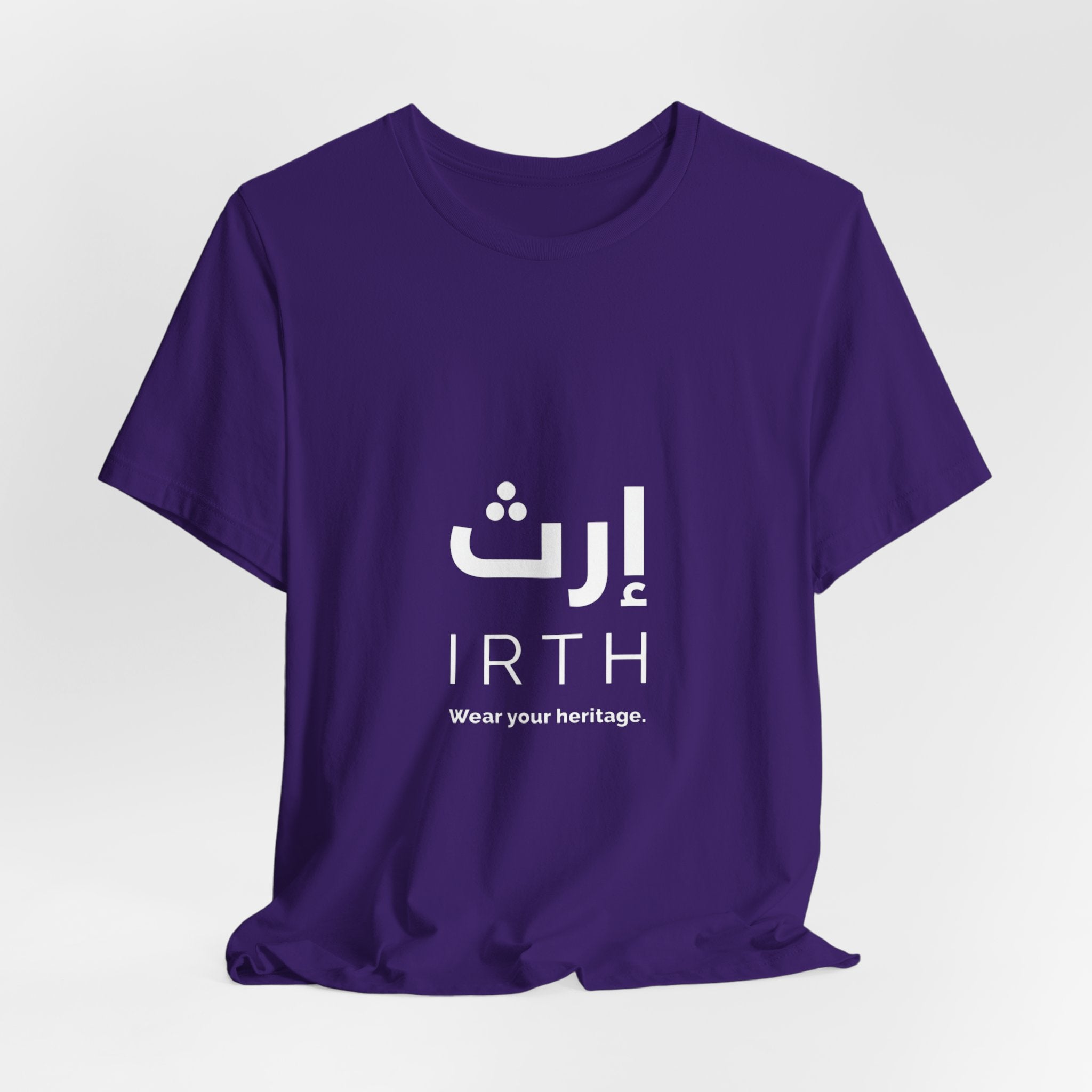 Arabic T‑Shirt — "ليس المهم أن تمر بل أن تترك أثرا" - Circle Design - Legacy Collection