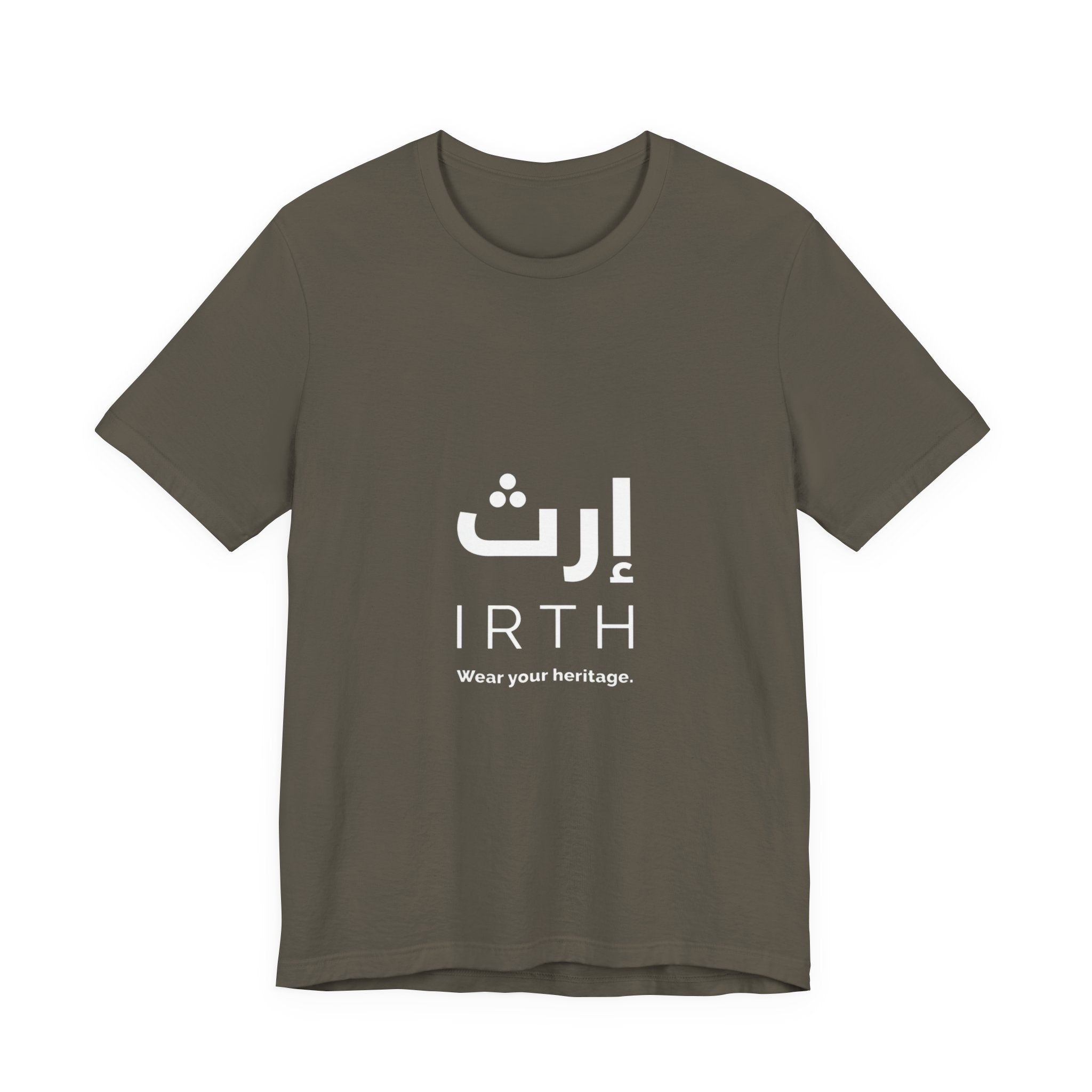 Arabic T‑Shirt — "ليس المهم أن تمر بل أن تترك أثرا" - Circle Design - Legacy Collection