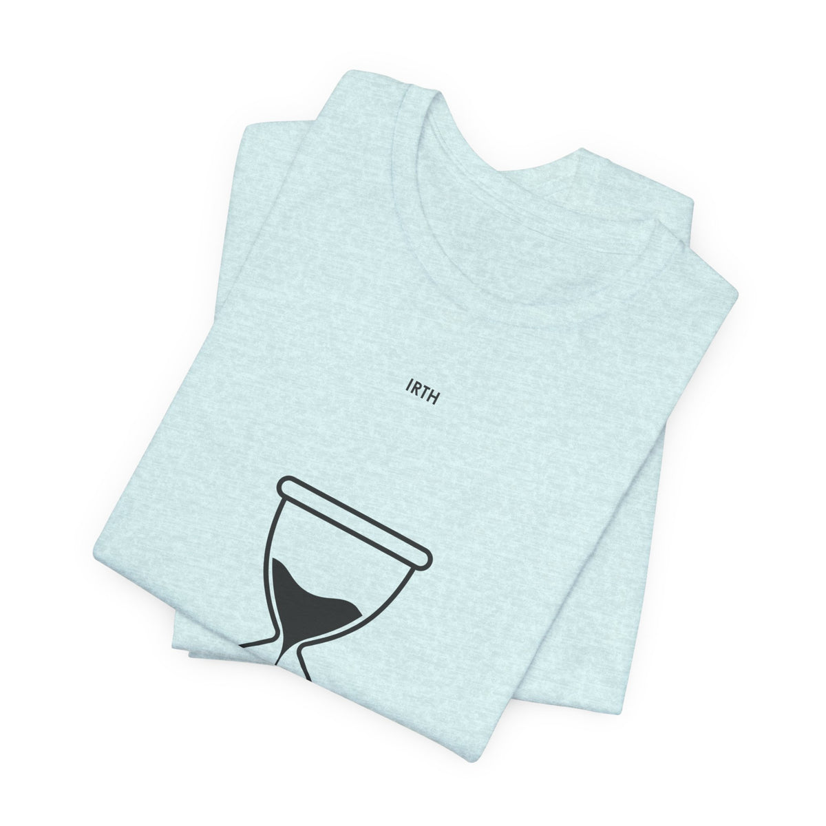 Arabic Hourglass T‑Shirt — من زمن إلى زمن Minimalist Tee