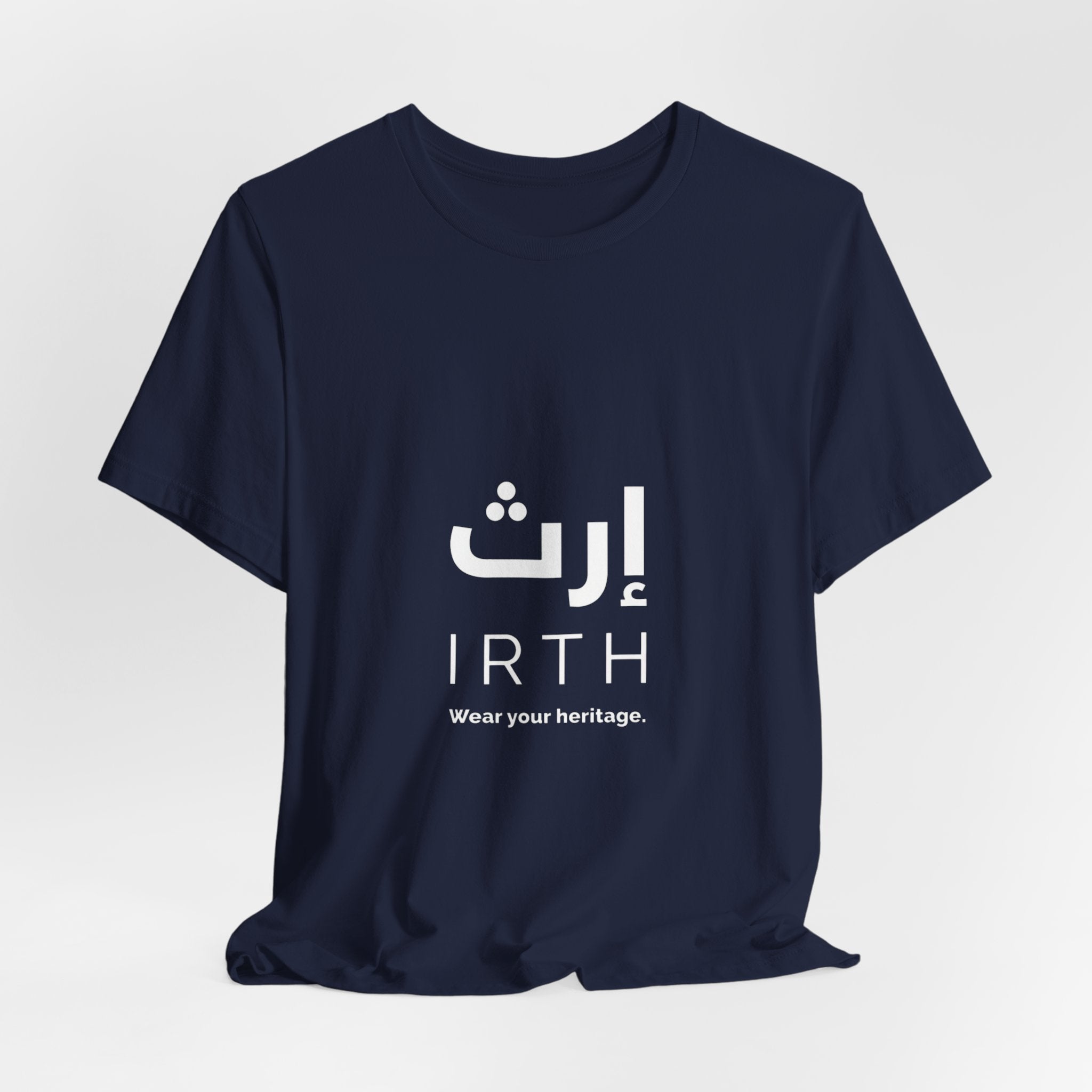 Arabic T‑Shirt — "ليس المهم أن تمر بل أن تترك أثرا" - Circle Design - Legacy Collection