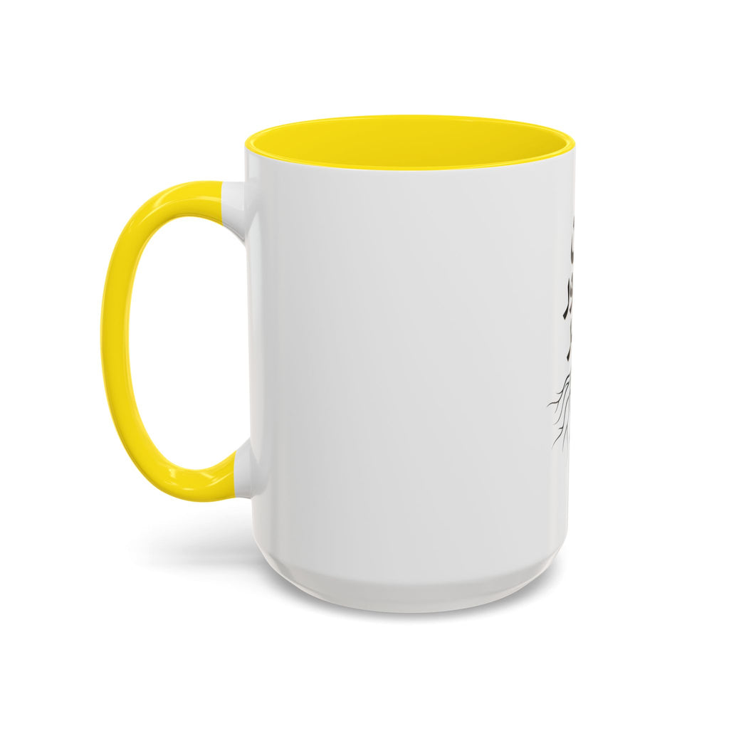 Accent Coffee Mug - "من الجذور نكبر" (We Grow From the Roots) Roots Collection