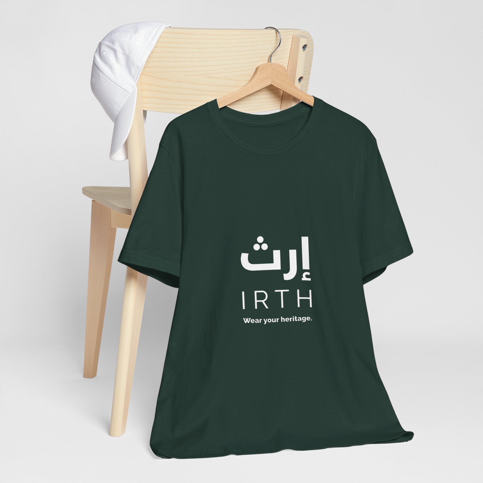 Arabic T‑Shirt — "ليس المهم أن تمر بل أن تترك أثرا" - Circle Design - Legacy Collection