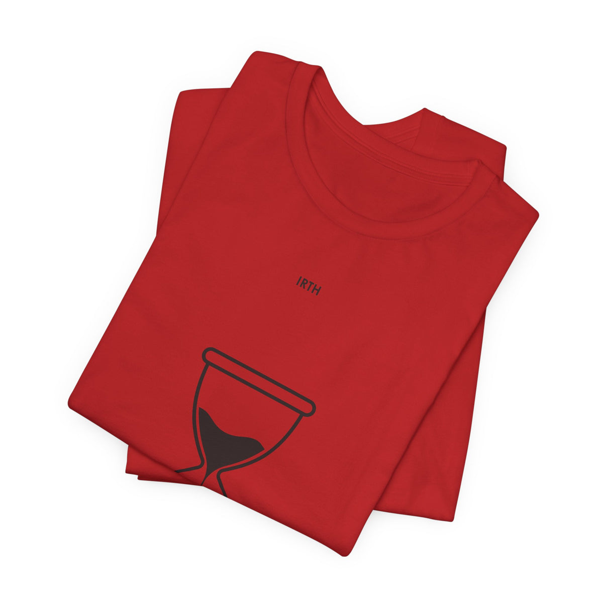Arabic Hourglass T‑Shirt — من زمن إلى زمن Minimalist Tee