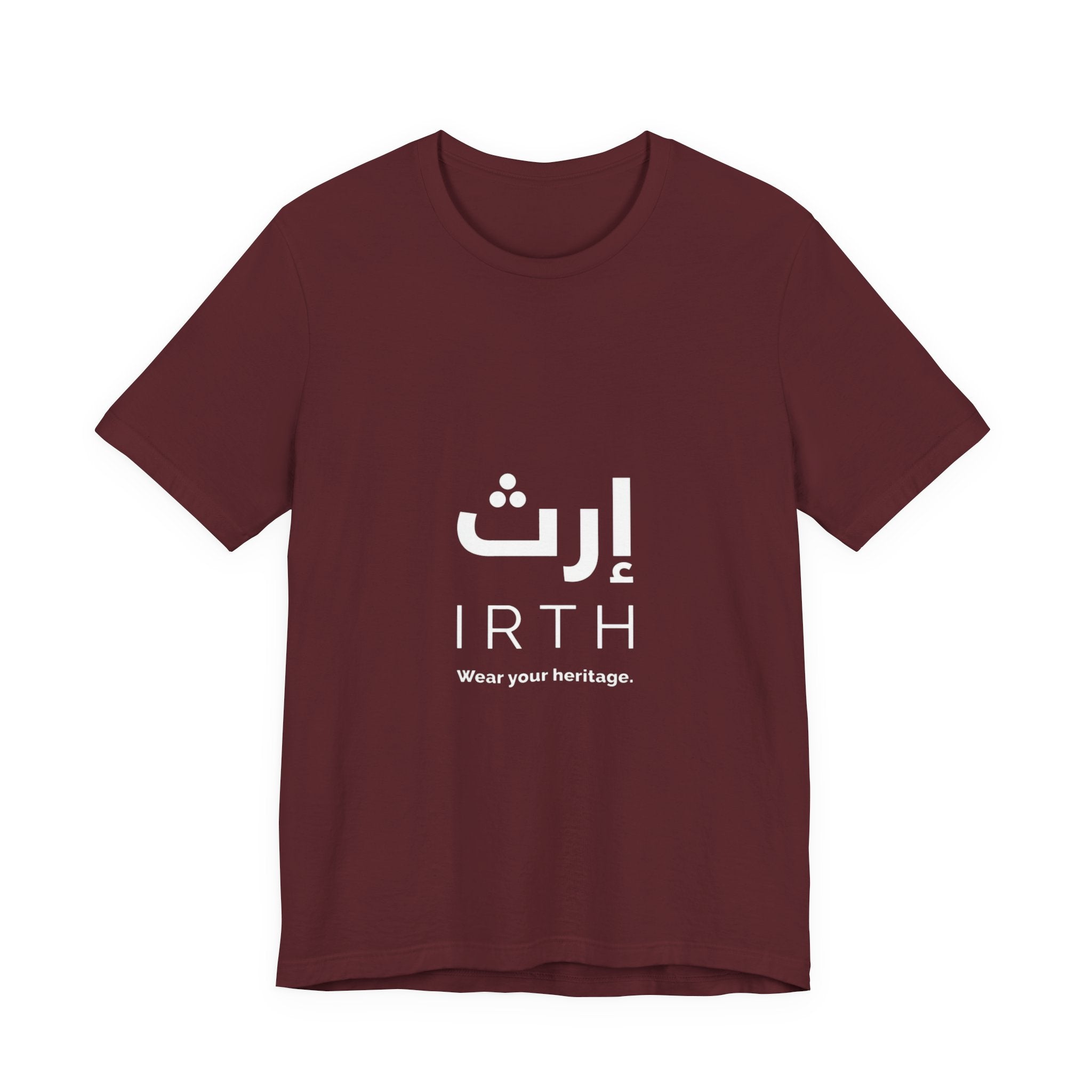 Arabic T‑Shirt — "ليس المهم أن تمر بل أن تترك أثرا" - Circle Design - Legacy Collection