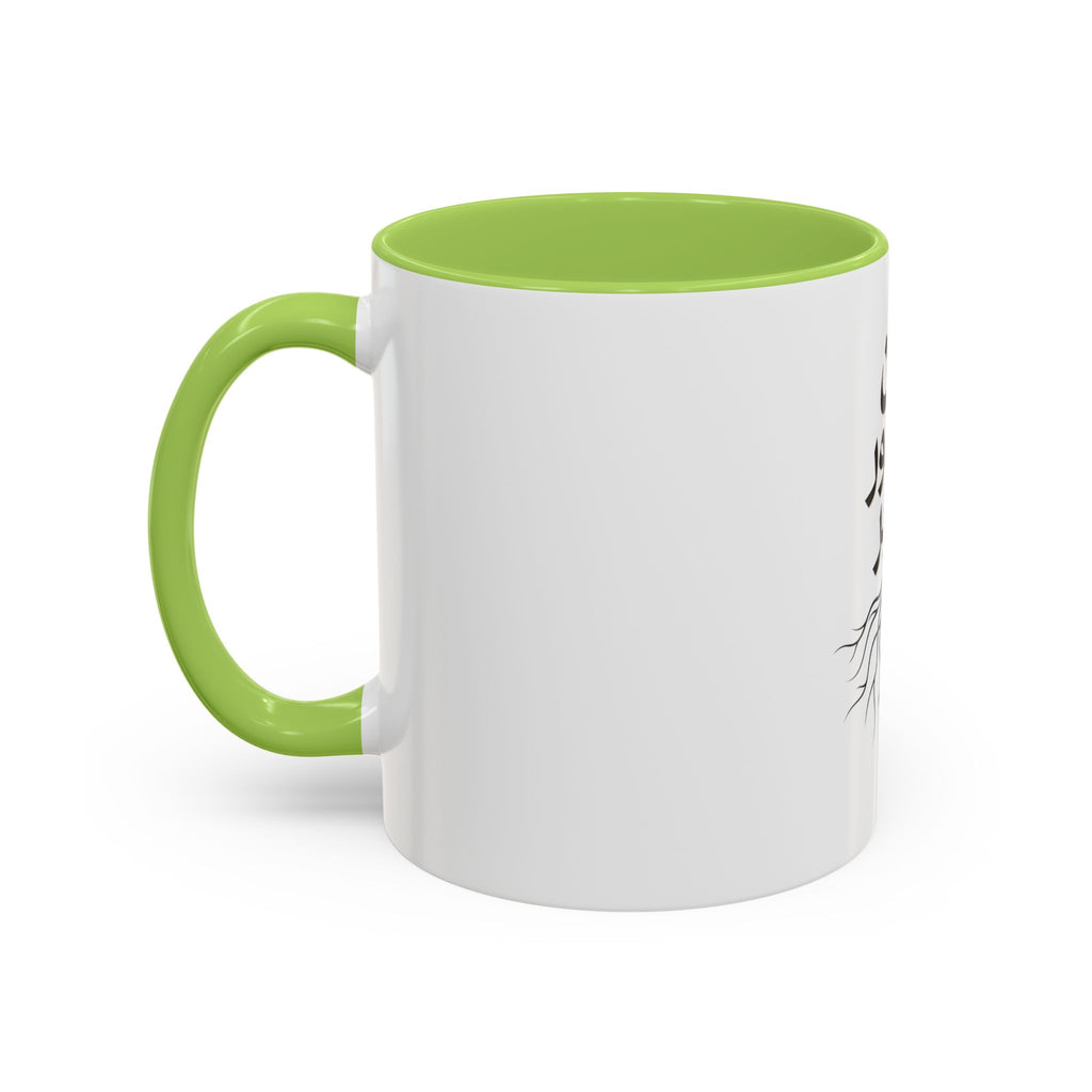Accent Coffee Mug - "من الجذور نكبر" (We Grow From the Roots) Roots Collection