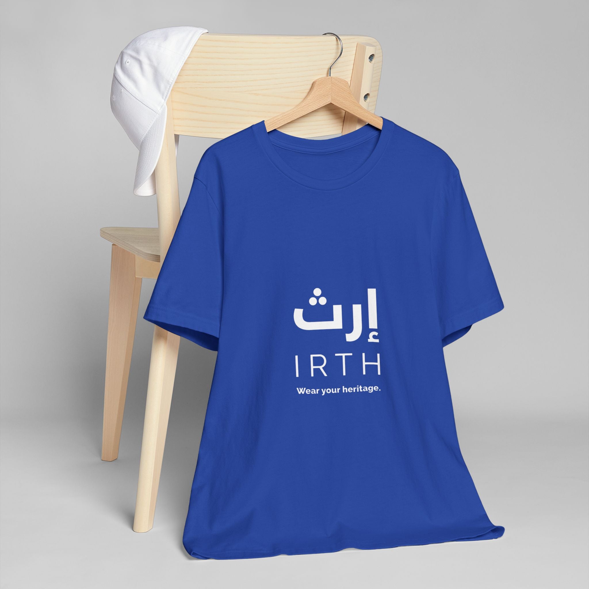 Arabic T‑Shirt — "ليس المهم أن تمر بل أن تترك أثرا" - Circle Design - Legacy Collection
