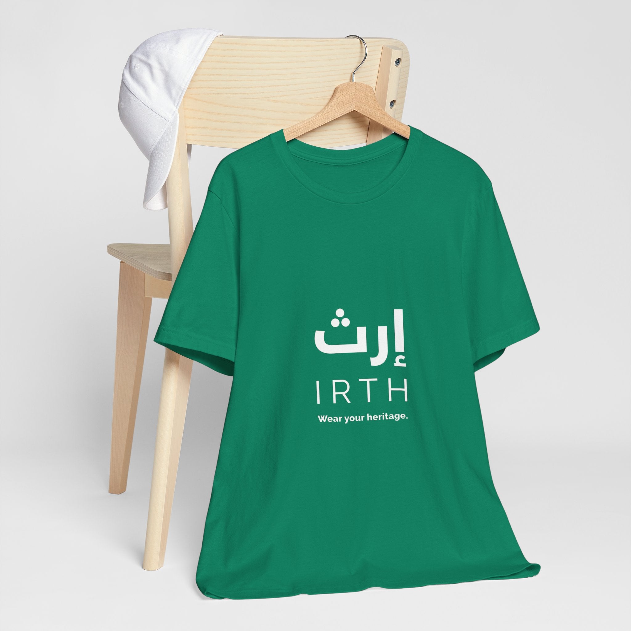 Arabic T‑Shirt — "ليس المهم أن تمر بل أن تترك أثرا" - Circle Design - Legacy Collection