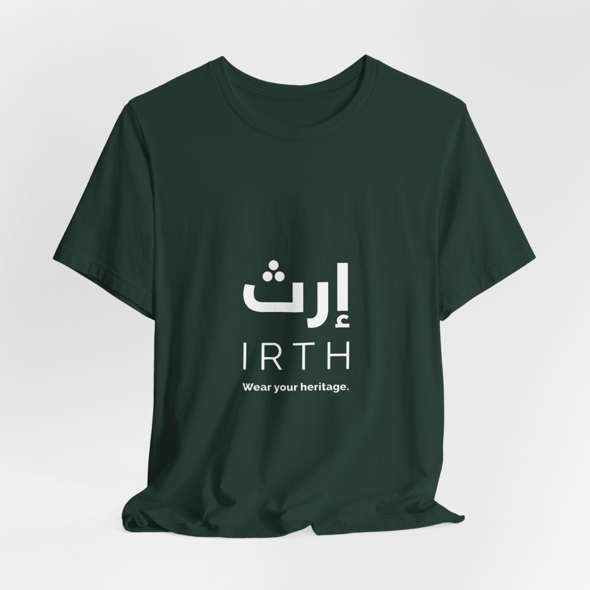 Arabic T‑Shirt — "ليس المهم أن تمر بل أن تترك أثرا" - Circle Design - Legacy Collection