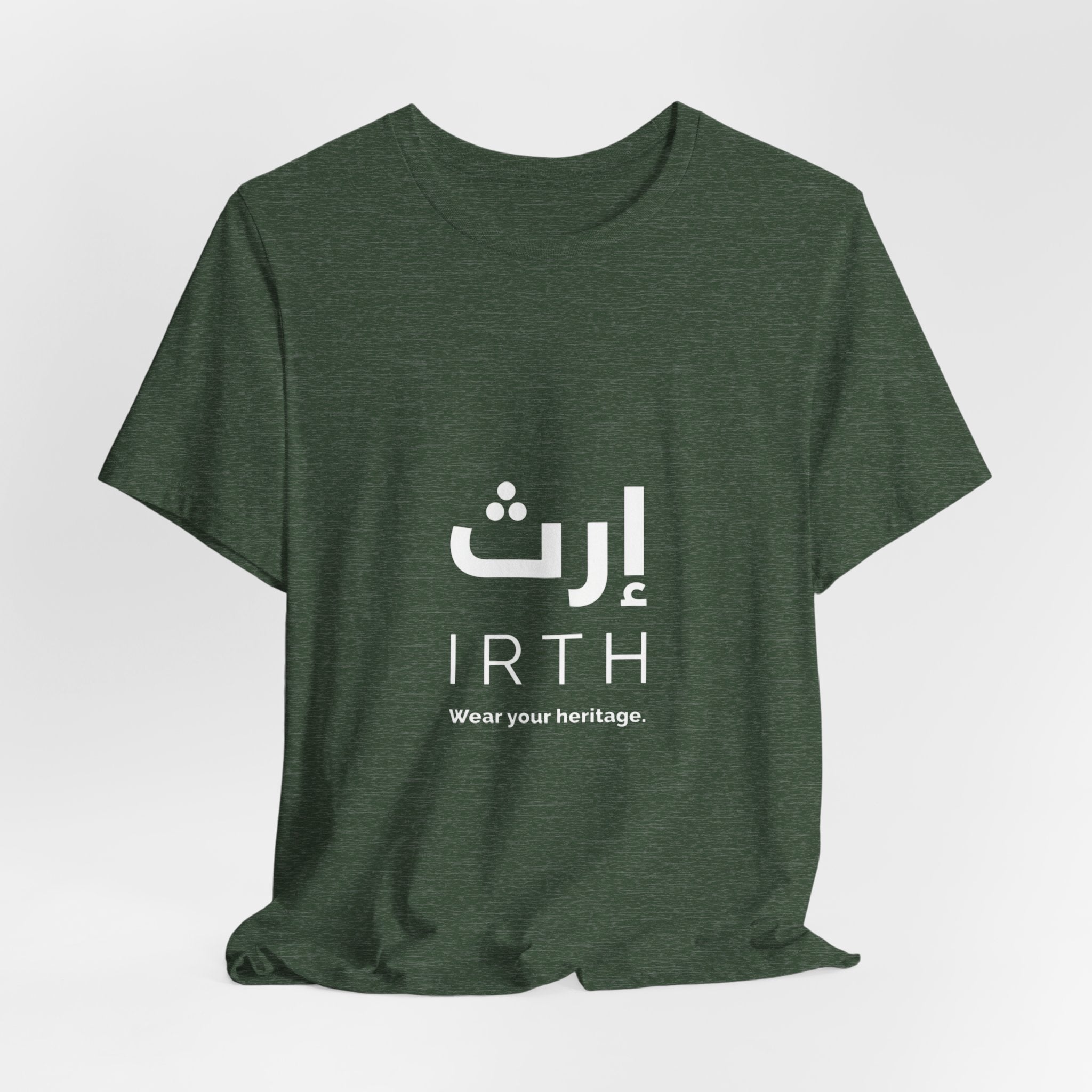 Arabic T‑Shirt — "ليس المهم أن تمر بل أن تترك أثرا" - Circle Design - Legacy Collection