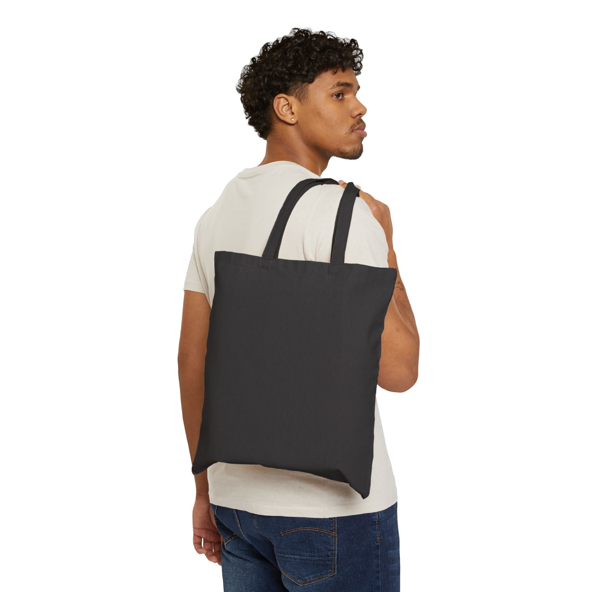 Every Day Is a New Beginning Cotton Canvas Tote - Arabic حقيبة حمل قماشية قطنية "كل يوم بداية جديدة"