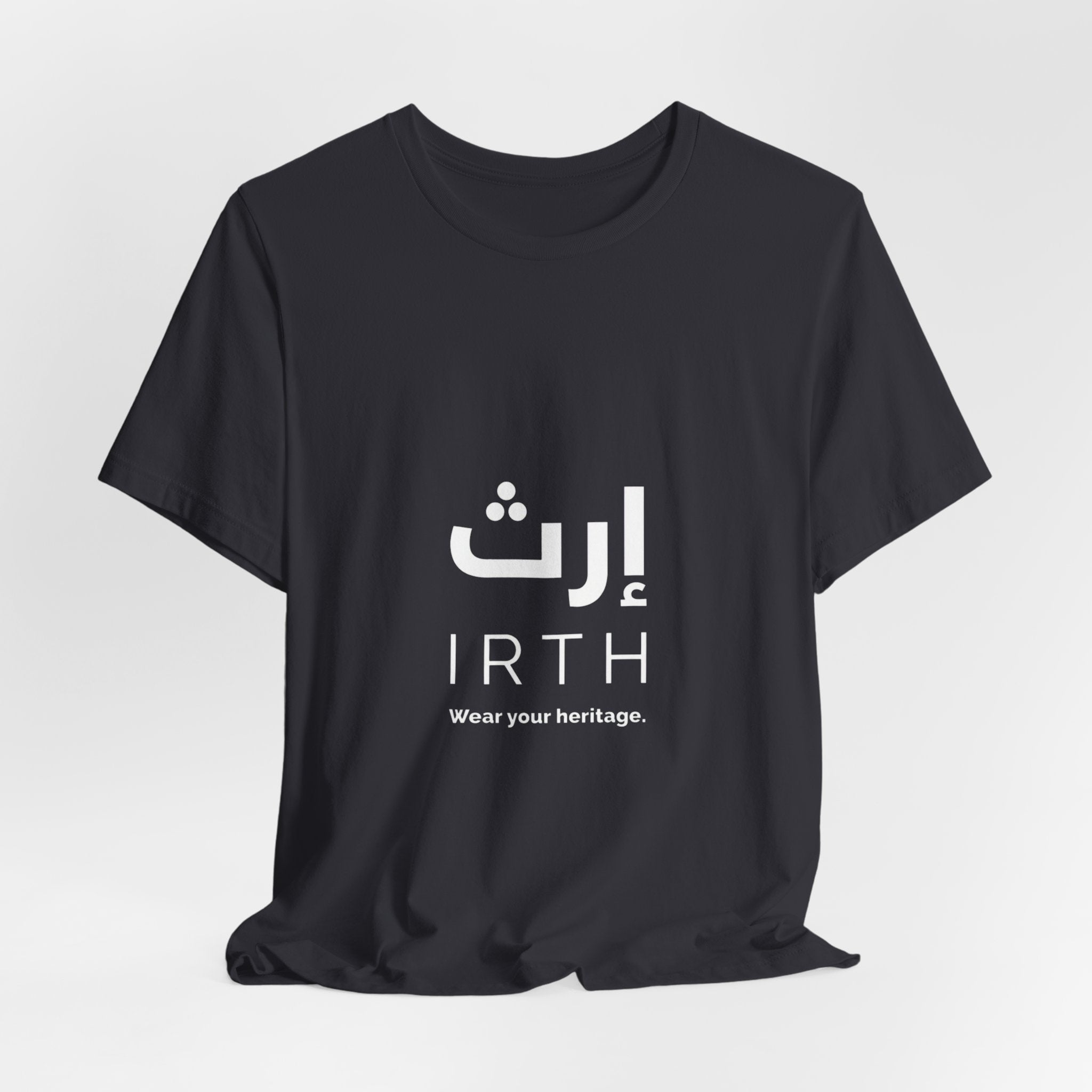Arabic T‑Shirt — "ليس المهم أن تمر بل أن تترك أثرا" - Circle Design - Legacy Collection