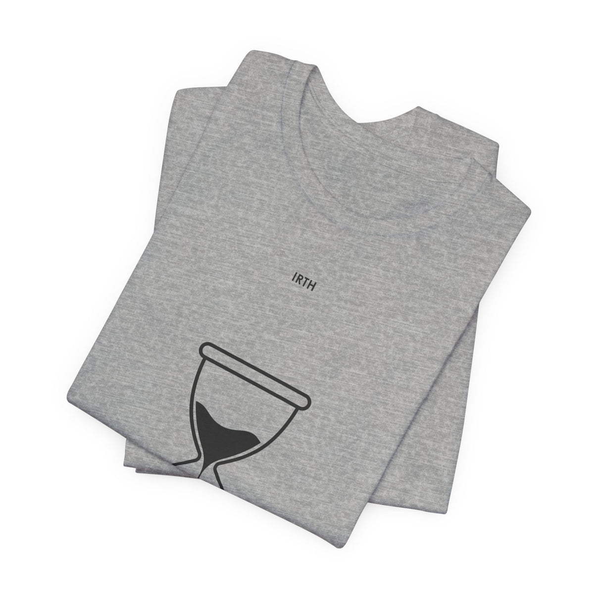 Arabic Hourglass T‑Shirt — من زمن إلى زمن Minimalist Tee