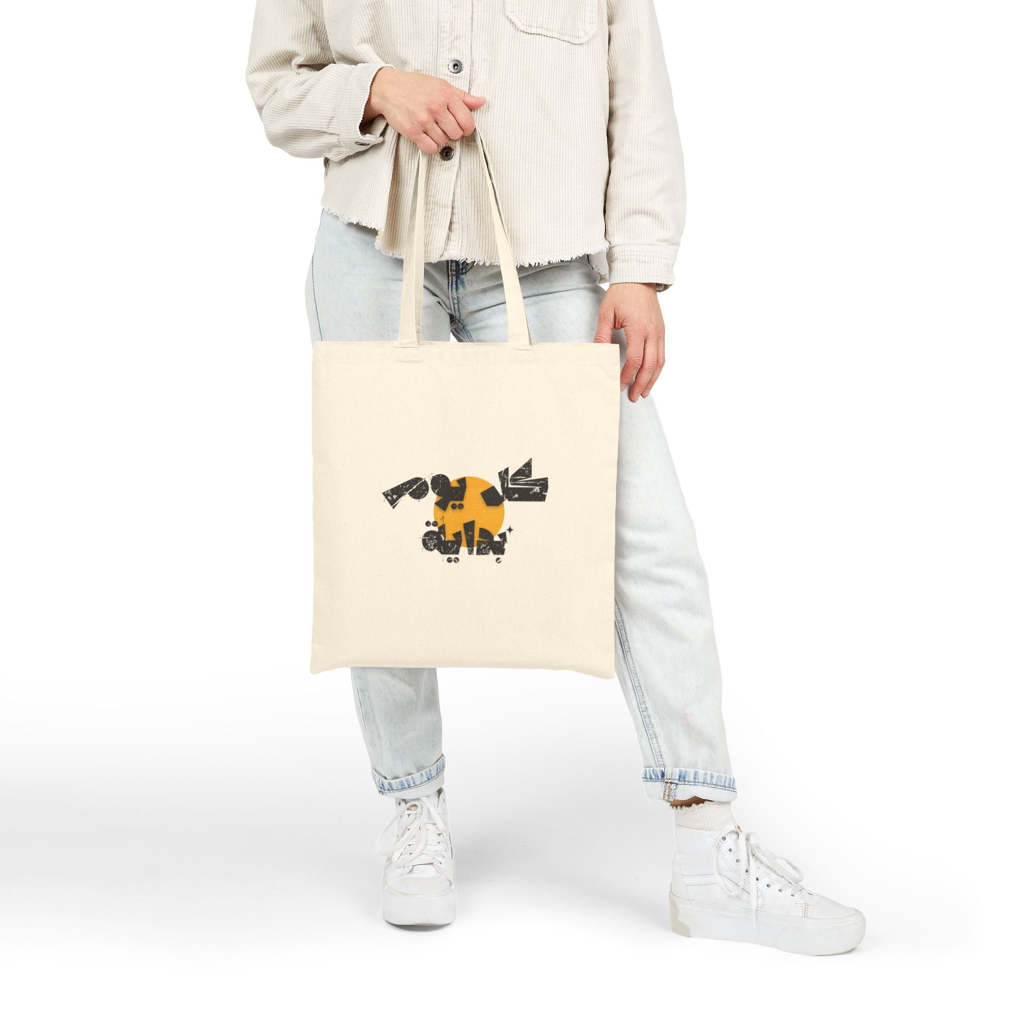 Every Day Is a New Beginning Cotton Canvas Tote - Arabic حقيبة حمل قماشية قطنية "كل يوم بداية جديدة"