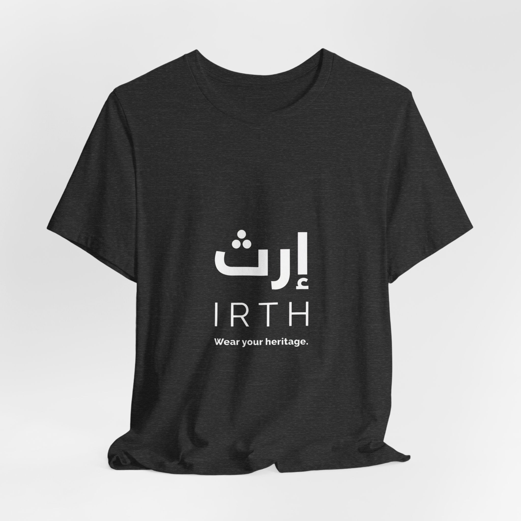 Arabic T‑Shirt — "ليس المهم أن تمر بل أن تترك أثرا" - Circle Design - Legacy Collection
