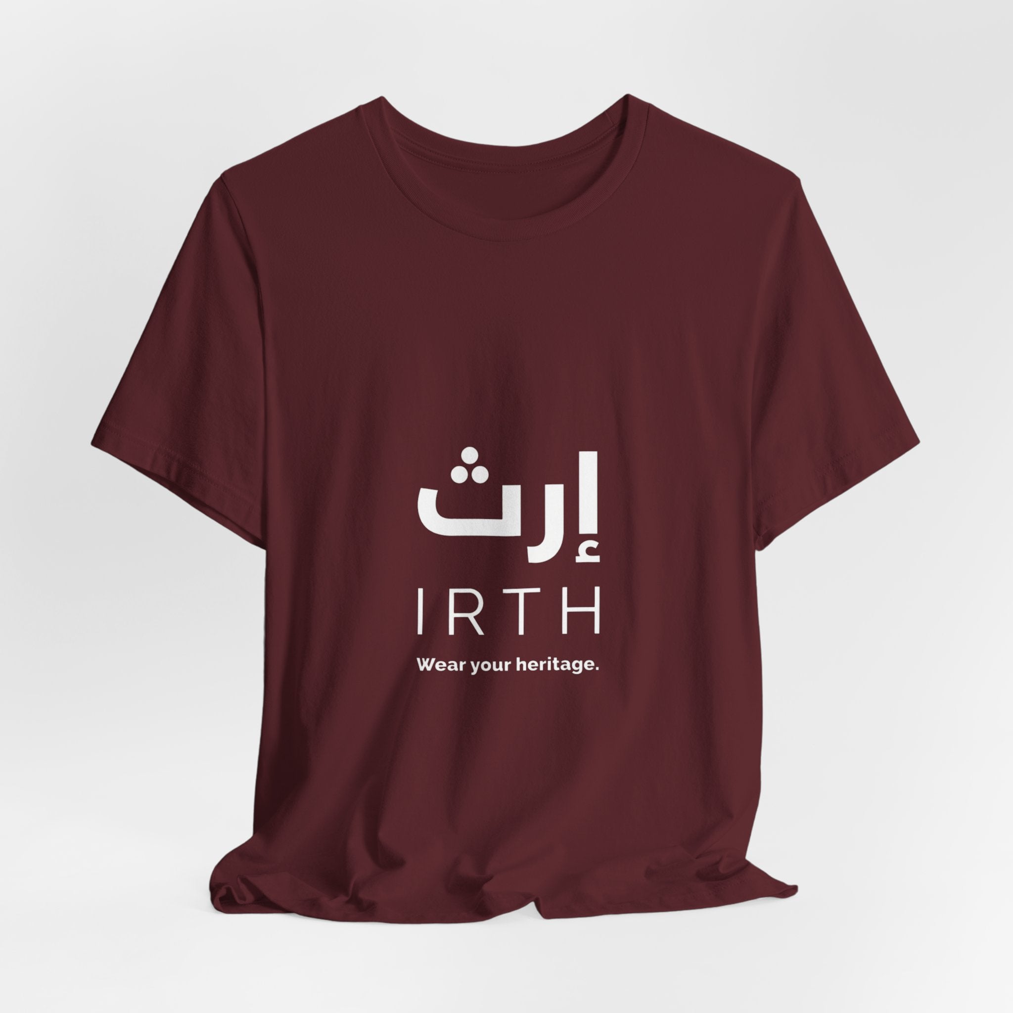 Arabic T‑Shirt — "ليس المهم أن تمر بل أن تترك أثرا" - Circle Design - Legacy Collection
