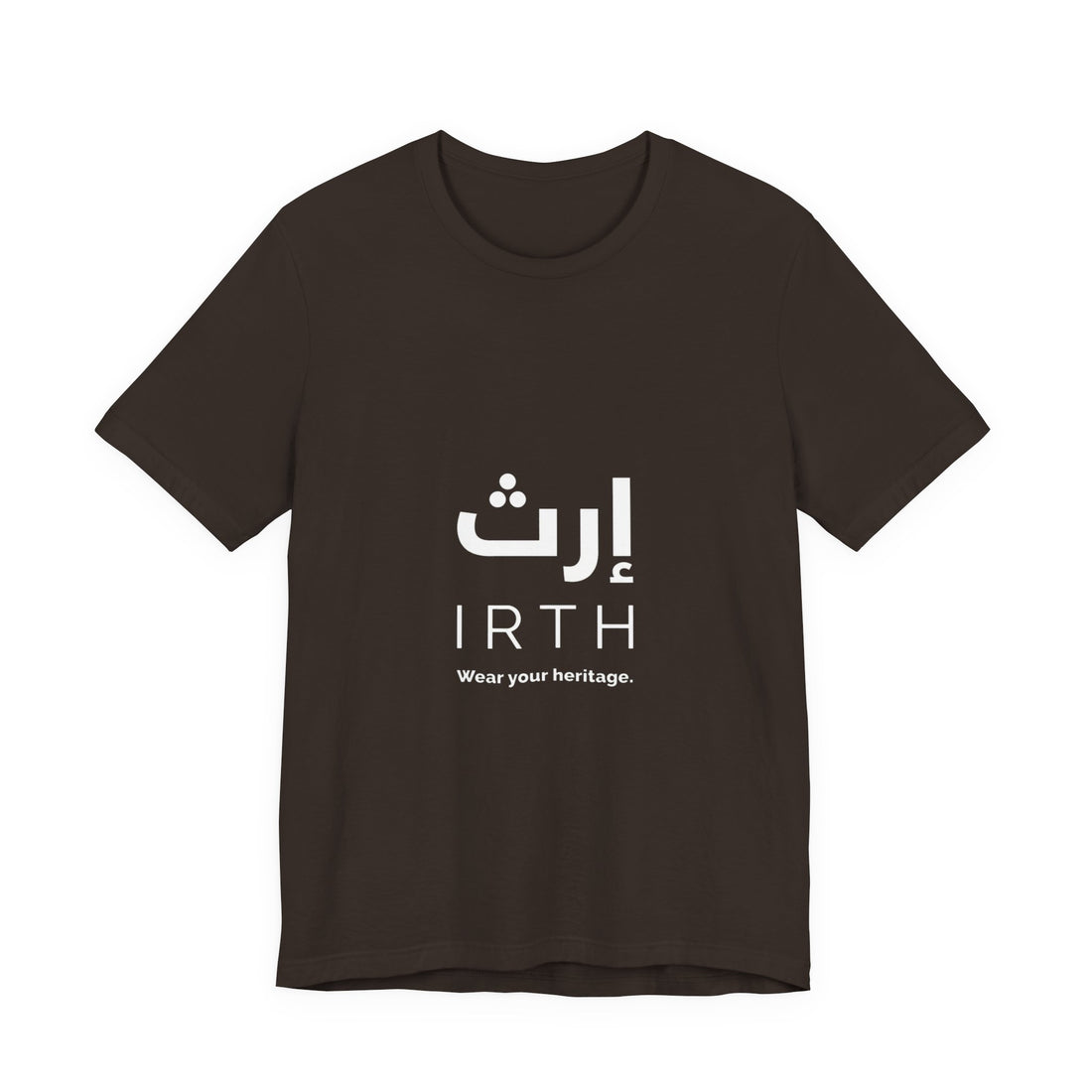 Arabic T‑Shirt — "ليس المهم أن تمر بل أن تترك أثرا" - Circle Design - Legacy Collection