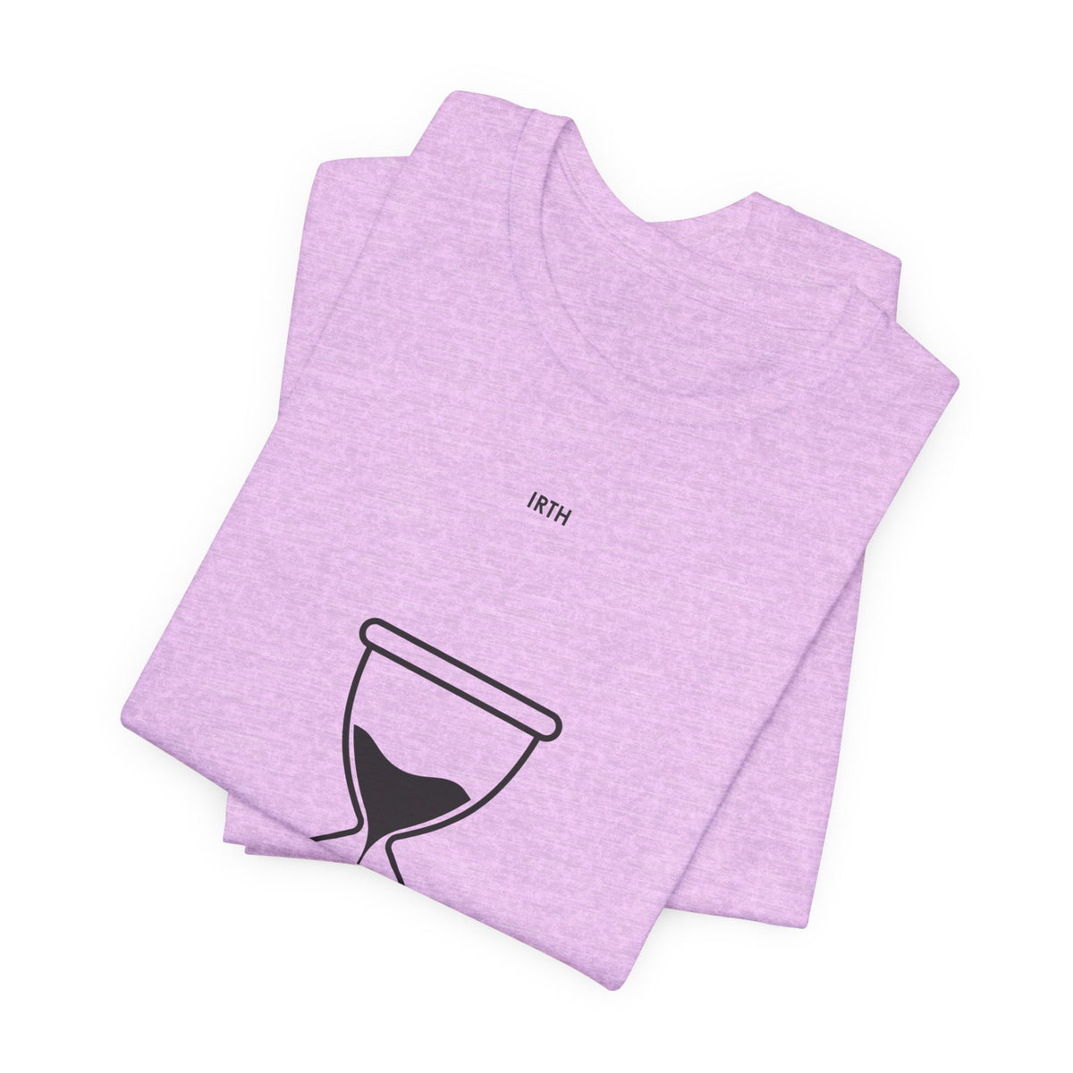 Arabic Hourglass T‑Shirt — من زمن إلى زمن Minimalist Tee