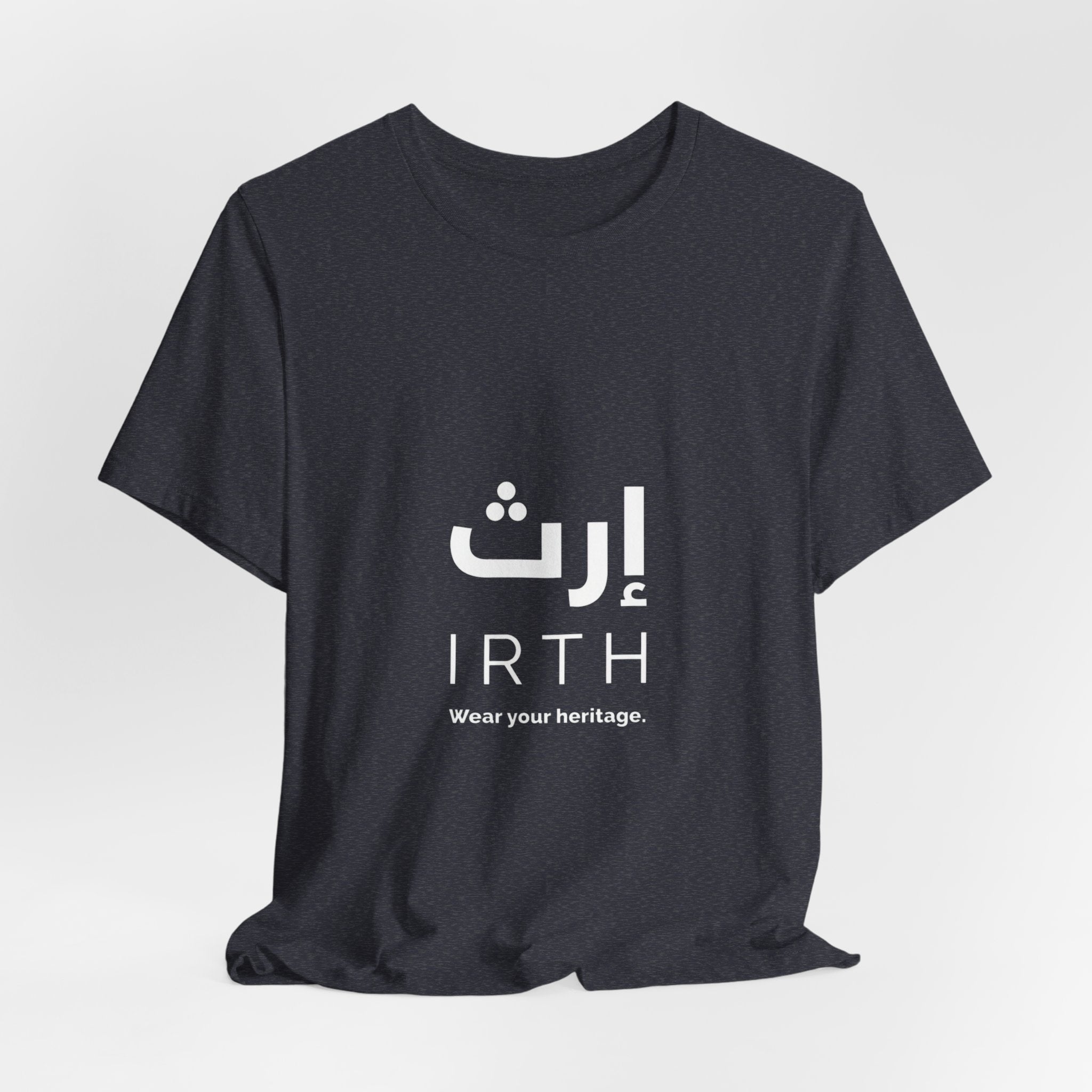 Arabic T‑Shirt — "ليس المهم أن تمر بل أن تترك أثرا" - Circle Design - Legacy Collection